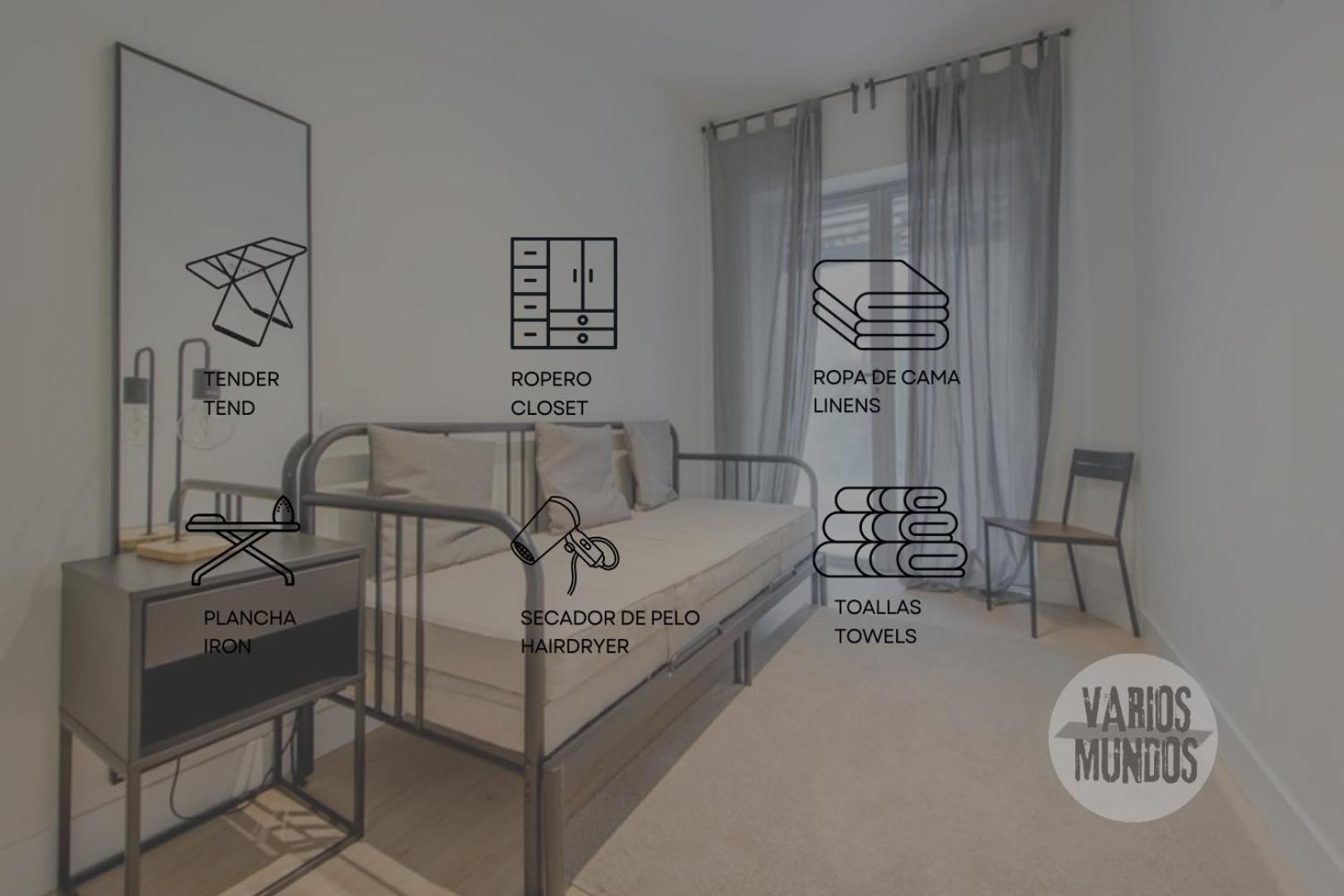 Nuevo Apt Para 7 Pax En Malasana - Gran Via E1 Apartamento Madri Exterior foto